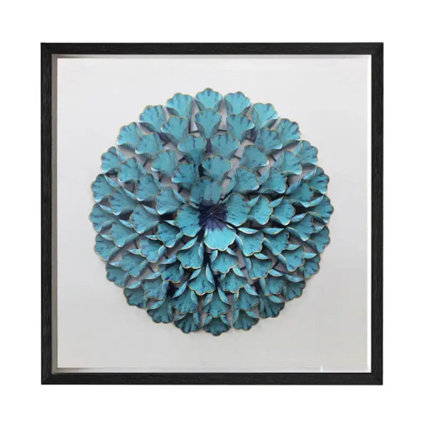 Teal Petal Wall Art