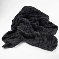 Thumbnail for Heirloom Handwoven Throw - Black | House of Dudley