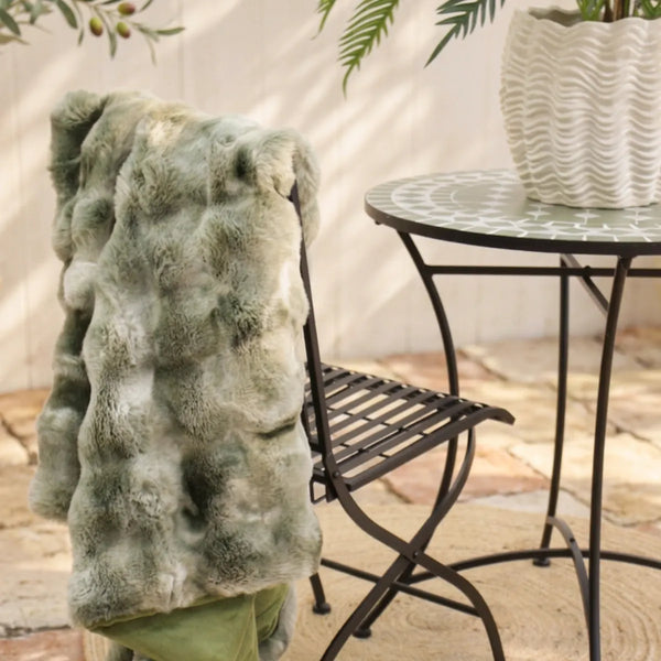 Throw Lux Dappled Sage