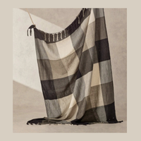 Thumbnail for Harriet Throw – Coal 170 x 130cm