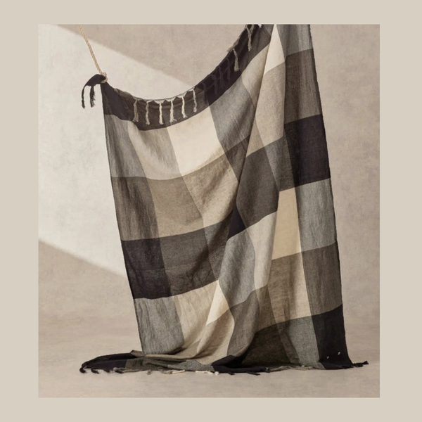 Harriet Throw – Coal 170 x 130cm