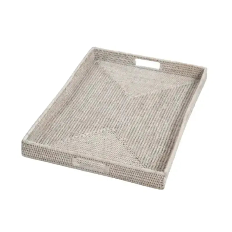 Bay Rattan Rectangular Tray - Small | House of Dudley