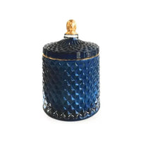 Thumbnail for Mid-night blue trinket jar, small