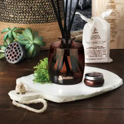 FL Vanilla, Lavender & Geranium - Scented Soy Candle - 140gm