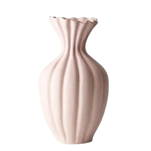 Basma vase in light pink, 40cm