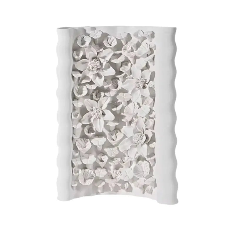 Petal Ceramic Handcrafted Vase – Curved Tall from House of Dudley