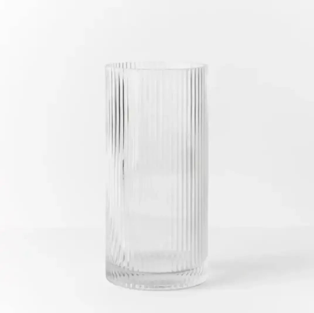 Ripple Cylinder Vase – Elegant vessel for fresh or dried blooms | House of Dudley