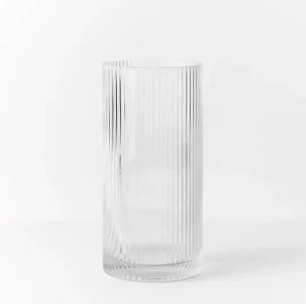 Ripple Cylinder Vase – Elegant vessel for fresh or dried blooms | House of Dudley