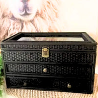 Thumbnail for Weave Jewellery Box - Black | House of Dudley