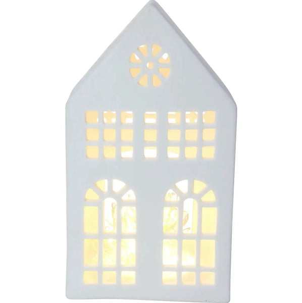 Porcelain Hampton House Tea Light Holder | House of Dudley