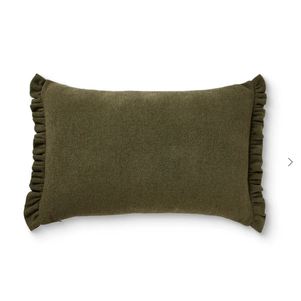 Willa Frill Cushion – Basil 40 x 60cm