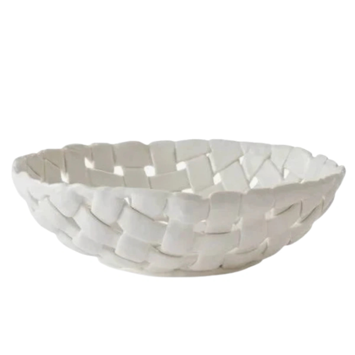 Woven White Ceramic Bowl – ceramic bowl tableware gift Australia – House of Dudley Adelaide