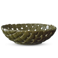 Thumbnail for Woven Green Ceramic Bowl